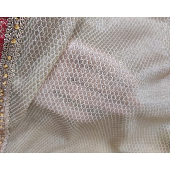 Heavy wedding half n half saree - Picture 5 of 6